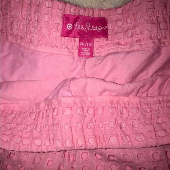 Lilly for Target Pink Eyelet Shorts Size XXL NWOT - Picture 2 of 2